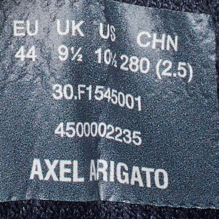 Pre Owned Axel Arigato Blue Fabric and Suede Genesis Vintage Runner Sneakers Size 44