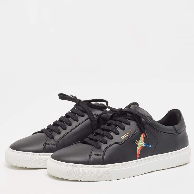 Pre Owned Axel Arigato Black Leather Low Top Sneakers Size 40