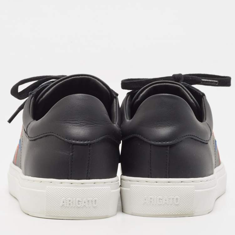 Pre Owned Axel Arigato Black Leather Low Top Sneakers Size 40
