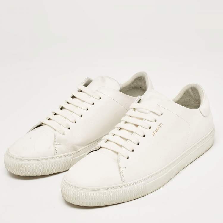 Axel Arigato White Leather Low Top Sneakers Size 43 Axel Arigato TLC