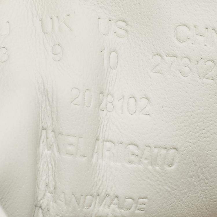 Pre Owned Axel Arigato White Leather Low Top Sneakers Size 43