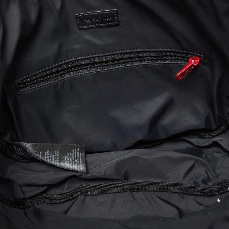 Pre Owned Balenciaga Black Fabric NASA Space Waist Bag