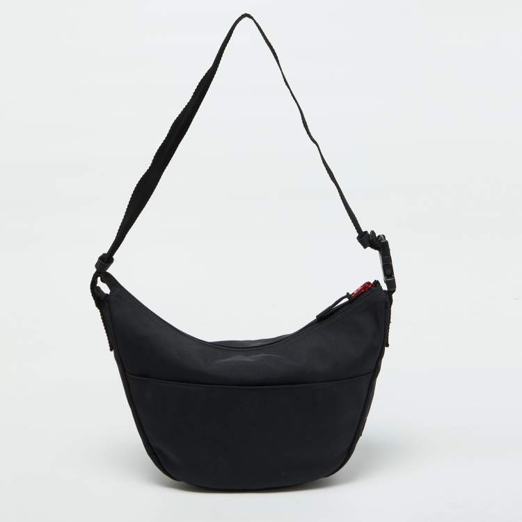 Pre Owned Balenciaga Black Fabric NASA Space Waist Bag