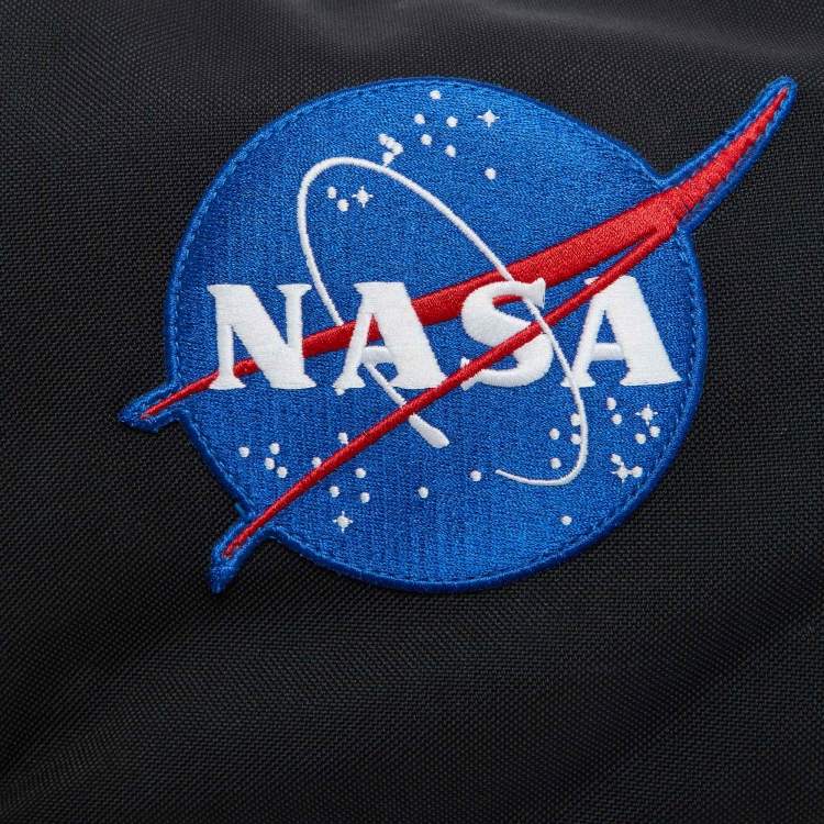 Pre Owned Balenciaga Black Fabric NASA Space Waist Bag