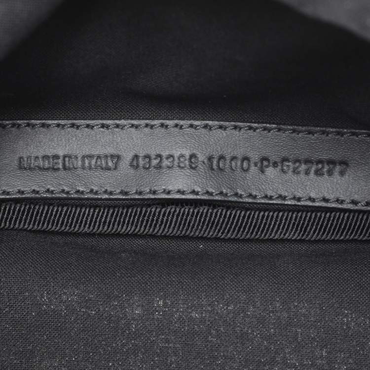 Pre Owned Balenciaga Black Nylon Explorer Belt Bag