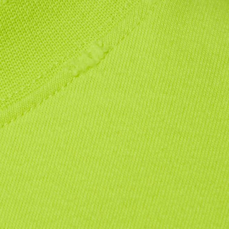Pre Owned Balenciaga Florescent Yellow Logo Print Cotton Oversized Unisex T-Shirt M 
