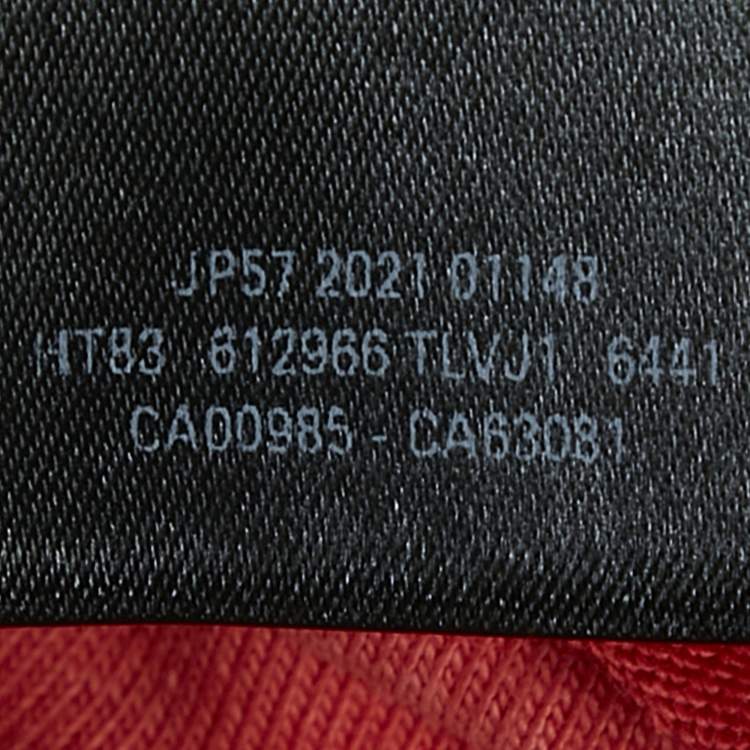 Pre Owned Balenciaga Unisex Red Logo Print Jersey Distressed  T-Shirt M