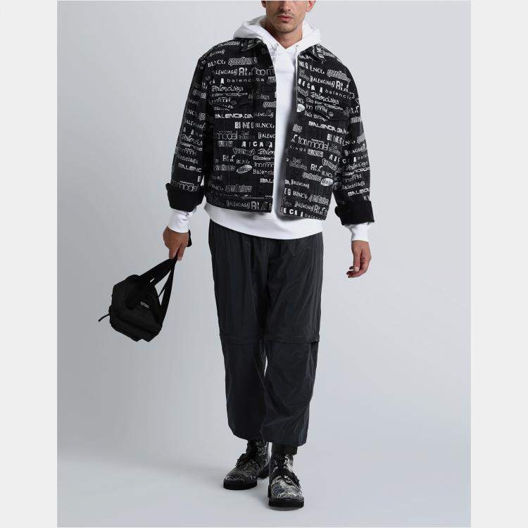 Pre Owned Balenciaga Cotton Denim Outerwear 46