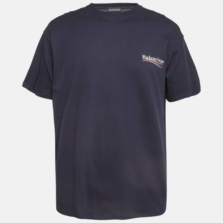 Balenciaga t shirt mens navy online