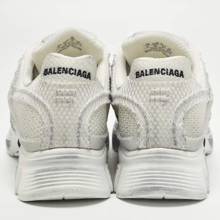 مملوكة مسبقًا Balenciaga Phantom Size 42 White/Grey Mesh Low Top Sneakers