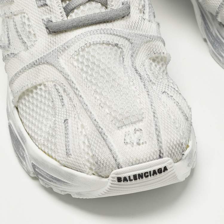 مملوكة مسبقًا Balenciaga Phantom Size 42 White/Grey Mesh Low Top Sneakers