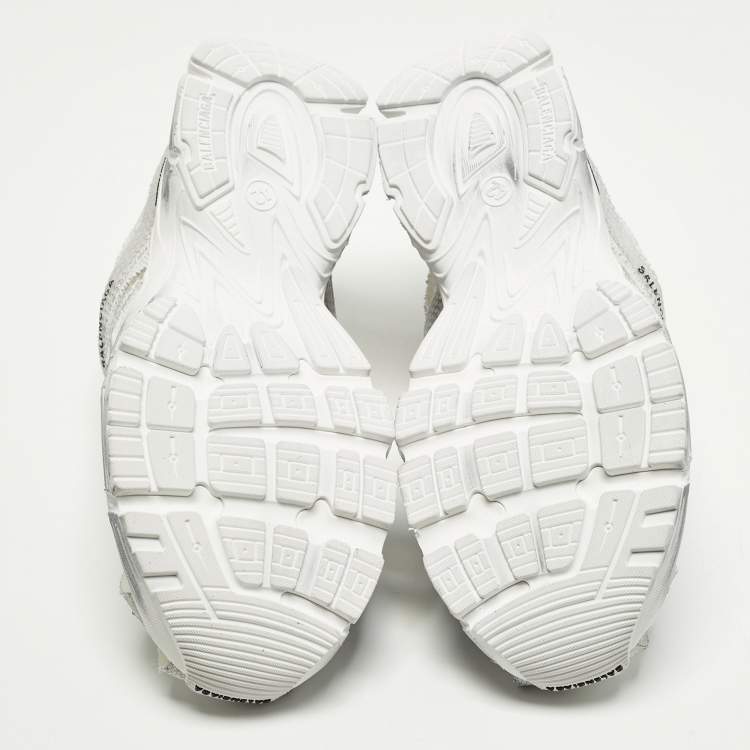 مملوكة مسبقًا Balenciaga Phantom Size 42 White/Grey Mesh Low Top Sneakers