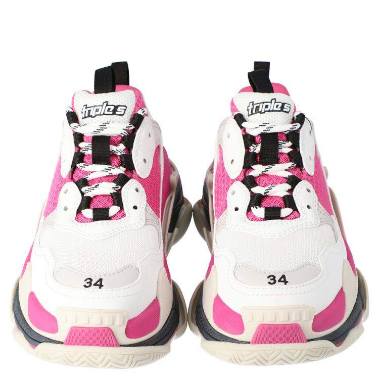 Pre Owned Balenciaga Multicolor Triple S Size 39