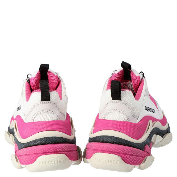 Pre Owned Balenciaga Multicolor Triple S Size 39