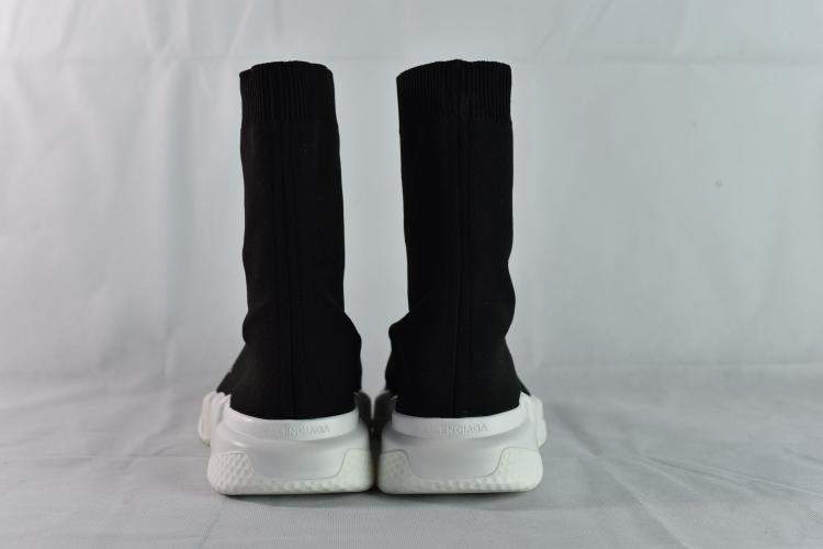 Pre Owned Balenciaga Black Stretch Tess Sneakers Size 43 
