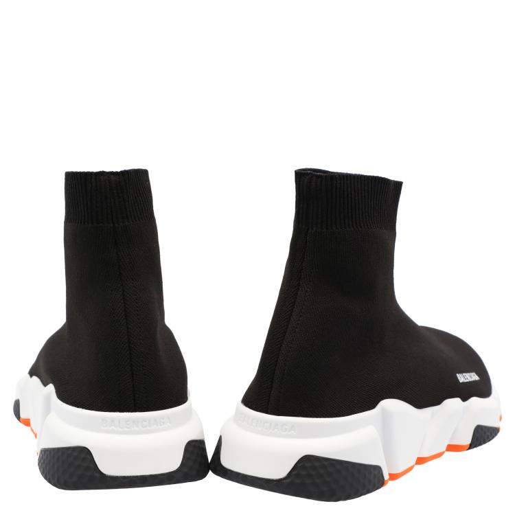 Pre Owned Balenciaga White Speed Trainers Size 43