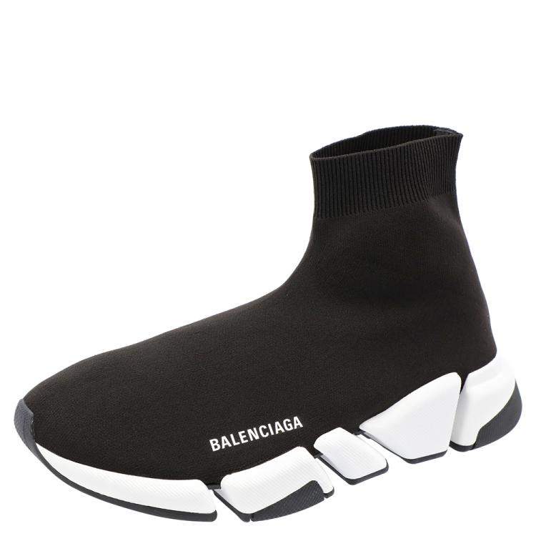 balenciaga shoes white and black