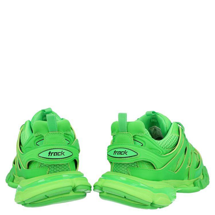 مملوكة مسبقًا Balenciaga Neon Green Track Sneakers Size EU 40