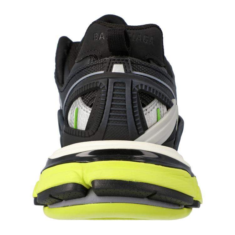Pre Owned Balenciaga Black/Yellow Track 2.0 Sneakers EU 40