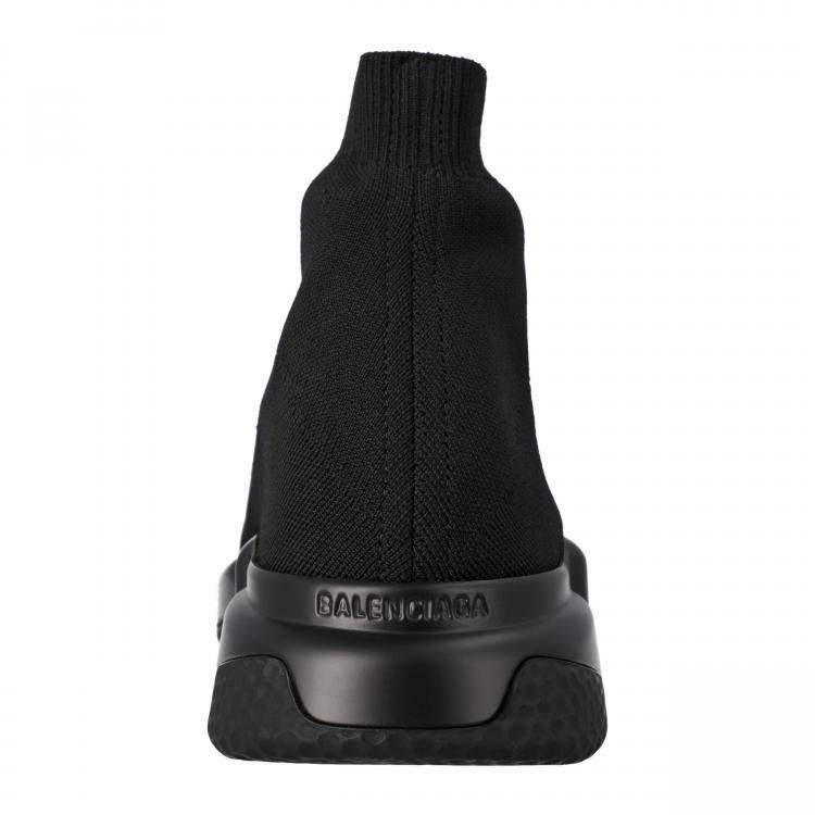 مملوكة مسبقًا Balenciaga Black Speed Recycled Sneakers EU 43
