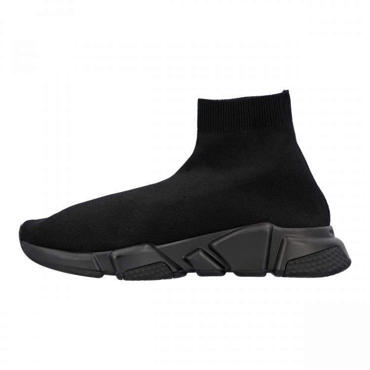 مملوكة مسبقًا Balenciaga Black/Blue Speed Sneaker Graffiti EU 44
