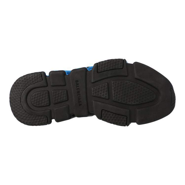 مملوكة مسبقًا Balenciaga Black/Blue Speed Sneaker Graffiti EU 44