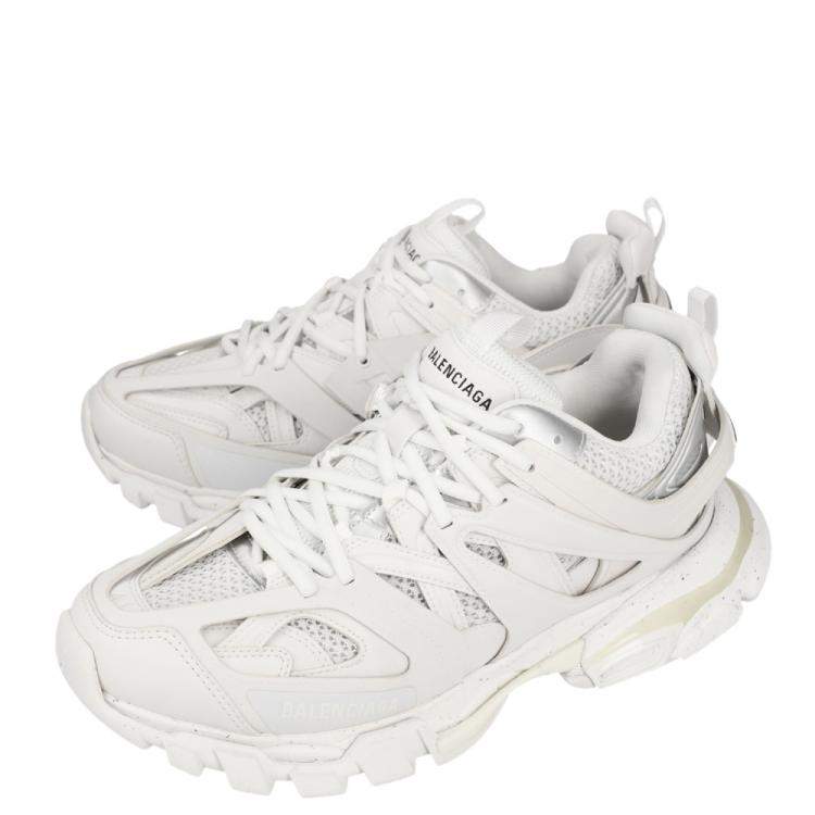 Pre Owned Balenciaga White Track Recycled Size EU 39