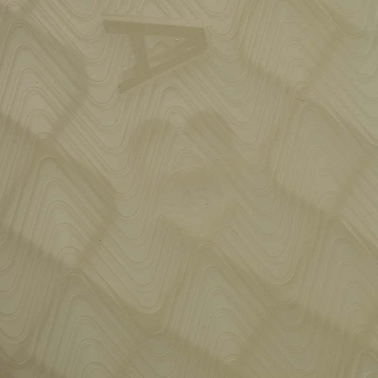 Pre Owned Balenciaga Transparent Rubber Mallorca Slides Size 43