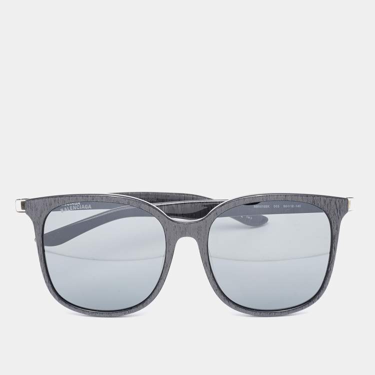 Balenciaga Eyewear enamelledlogo squareframe Sunglasses  Farfetch