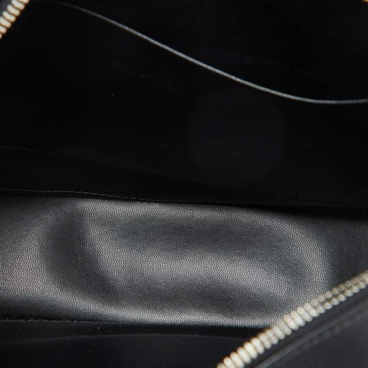 Pre Owned Balenciaga Black Leather Tuck-lock Shoulder Bag