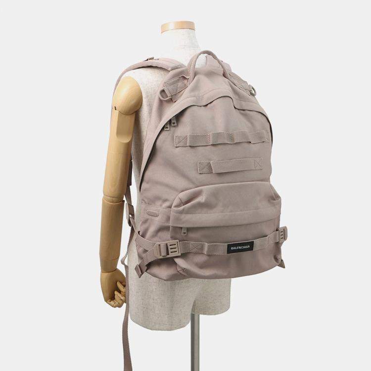 Pre Owned Balenciaga Army Backpack Jasmin Flower Nylon