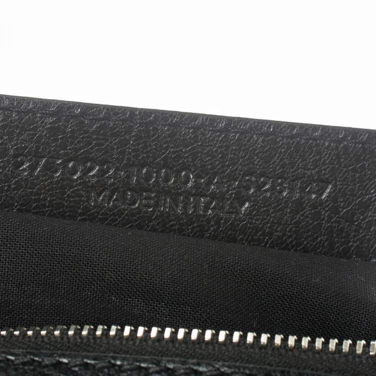 Pre Owned Balenciaga Black Leather Medium Classic City Pouch