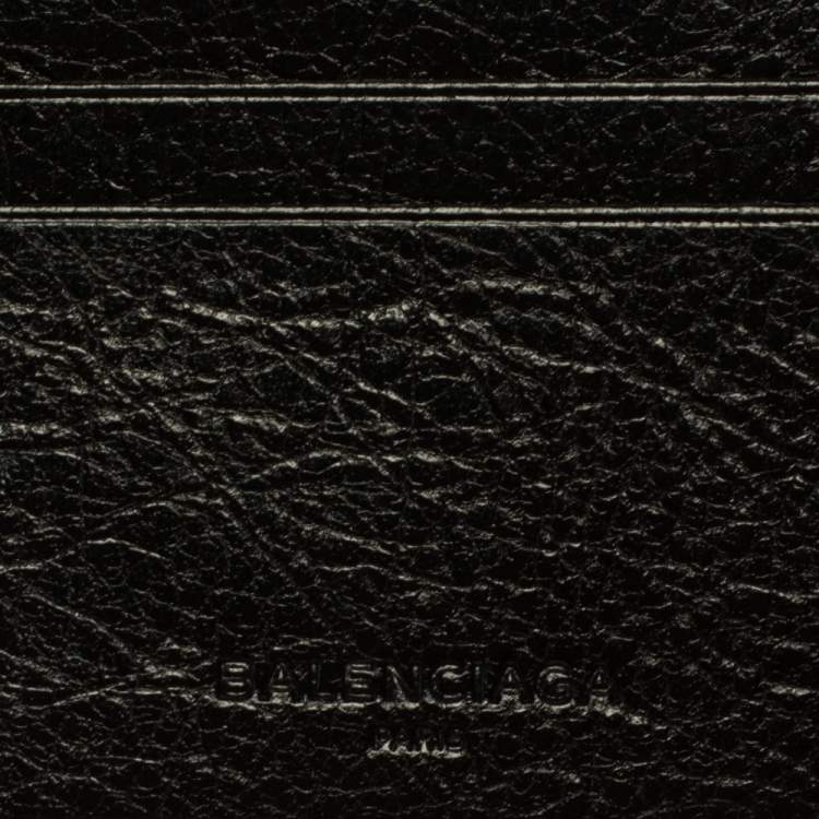 مملوكة مسبقًا Balenciaga Multicolor Leather Bazar Bi Fold Compact Wallet