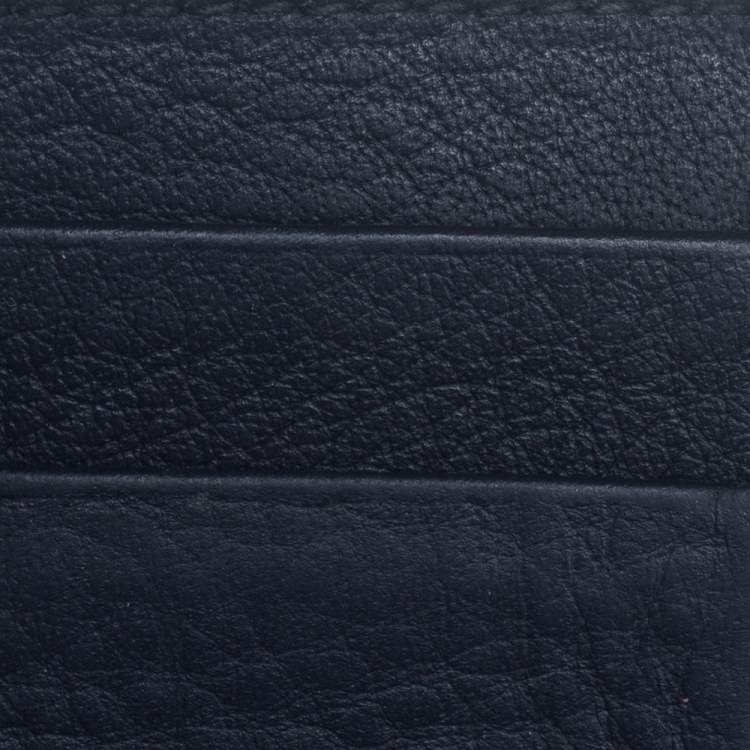 Pre Owned Balenciaga Black Leather Everyday Card Holder