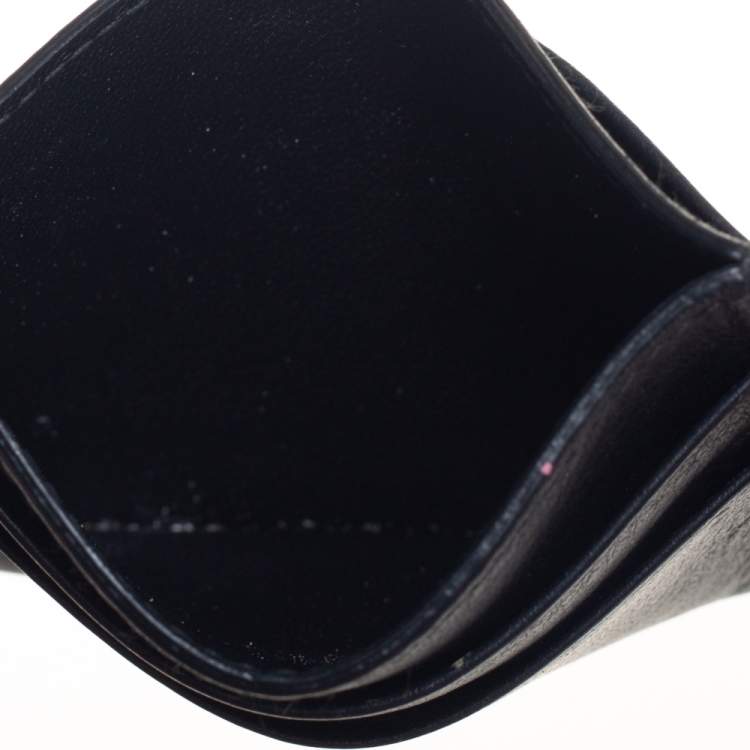 Pre Owned Balenciaga Black Leather Everyday Card Holder