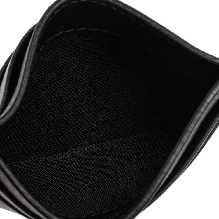Pre Owned Balenciaga Black Leather Everyday Card Holder