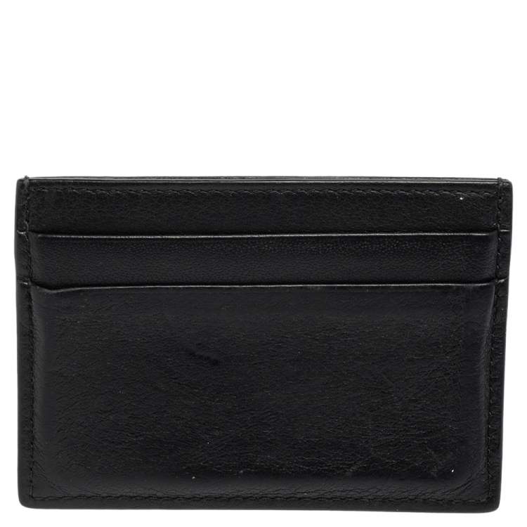 Pre Owned Balenciaga Black Leather Everyday Card Holder
