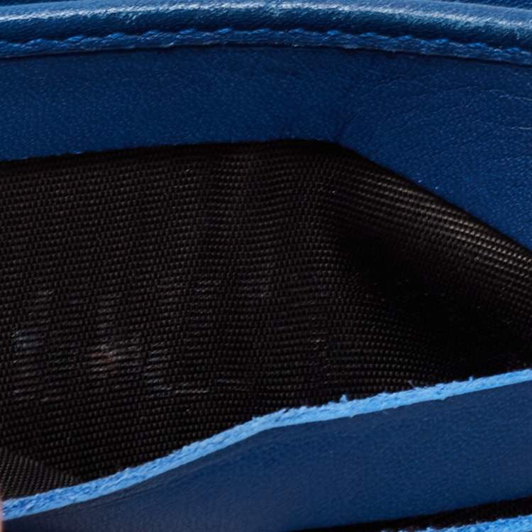 Pre Owned Balenciaga Green Leather Bifold Wallet