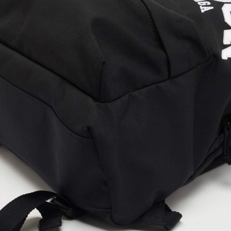 Pre Owned Balenciaga Black Nylon London Cities Backpack