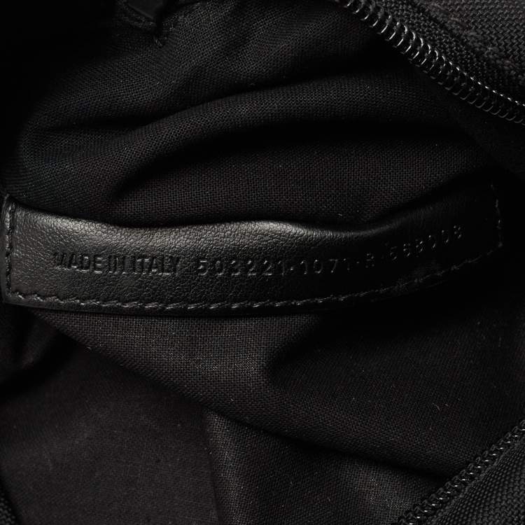 Pre Owned Balenciaga Black Nylon London Cities Backpack