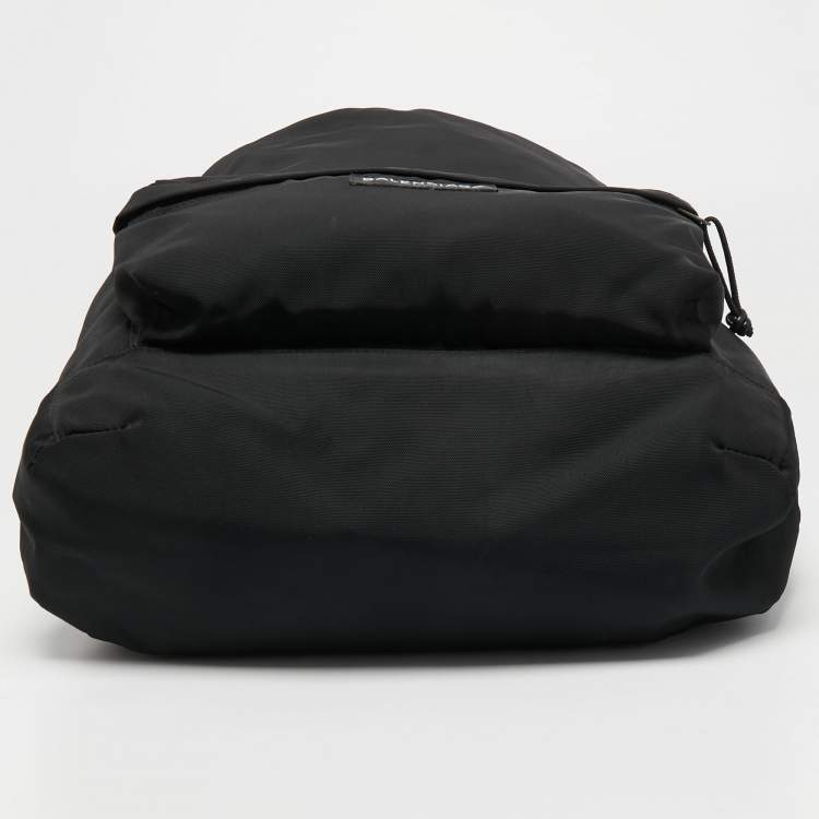 Pre Owned Balenciaga Black Nylon Explorer Backpack