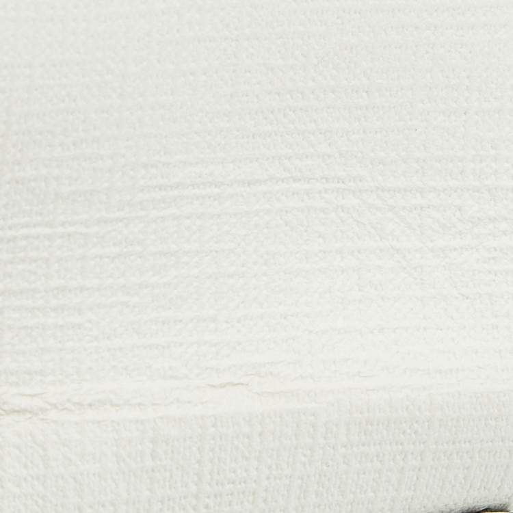 Pre Owned Balenciaga White/Black Leather North South Crossbody Bag