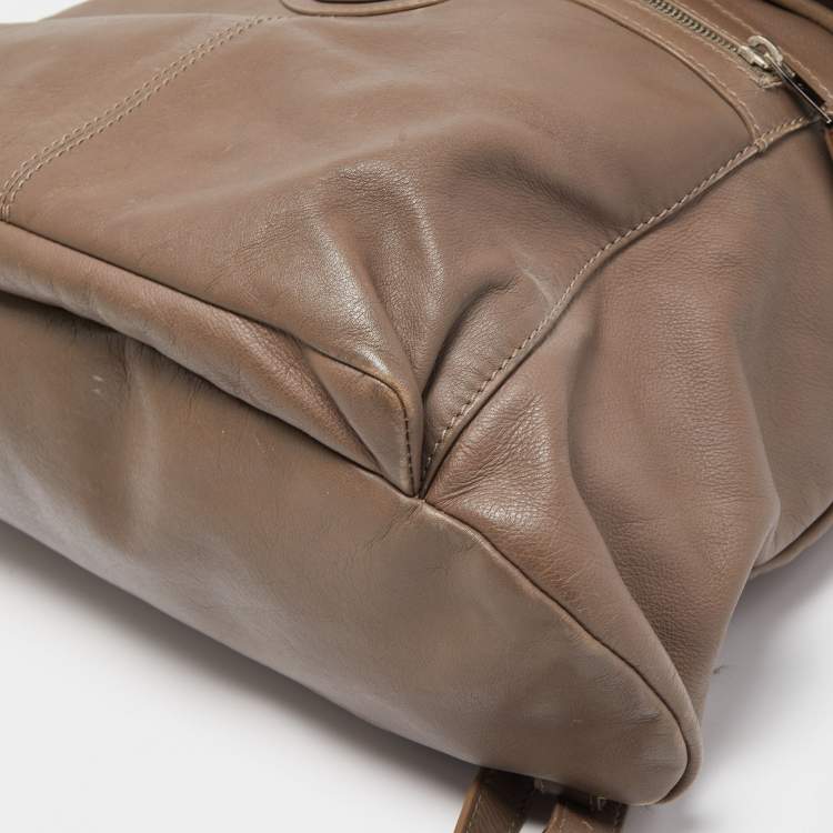 Pre Owned Balenciaga Mauve Leather Classic Hardware Traveller Backpack