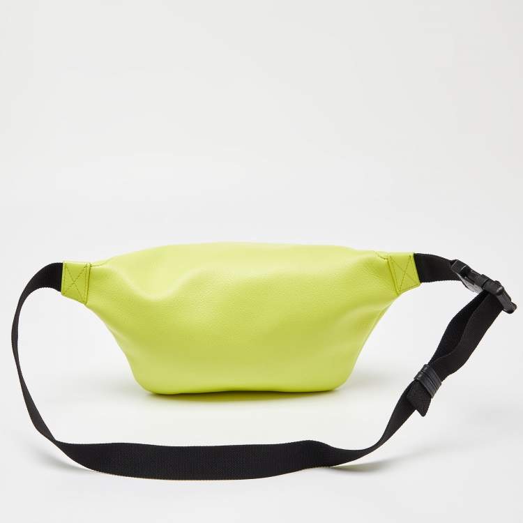 Pre Owned Balenciaga Yellow Leather Everyday Belt Bag