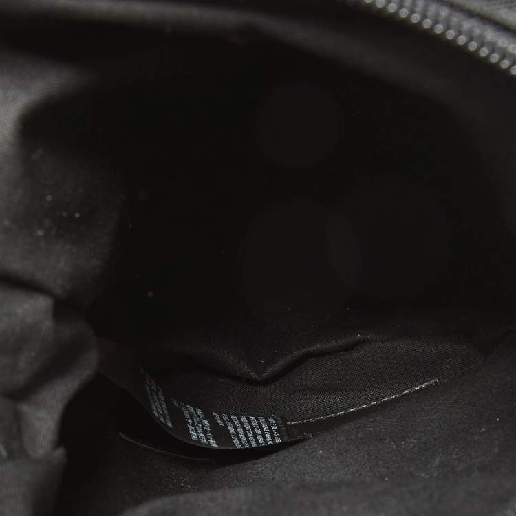 Pre Owned Balenciaga Black Nylon Crew Explorer Sling Bag