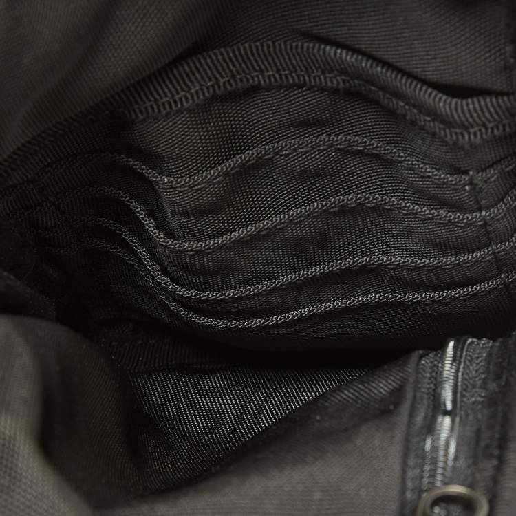 Pre Owned Balenciaga Black Nylon Explorer Messenger Bag