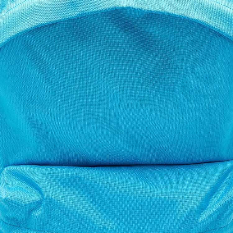 Pre Owned Balenciaga Blue Nylon Explorer Logo Backpack