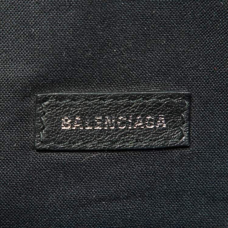 Pre Owned Balenciaga Black Leather Everyday Belt Bag