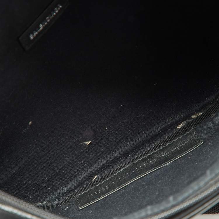 Pre Owned Balenciaga Black Leather Everyday Belt Bag