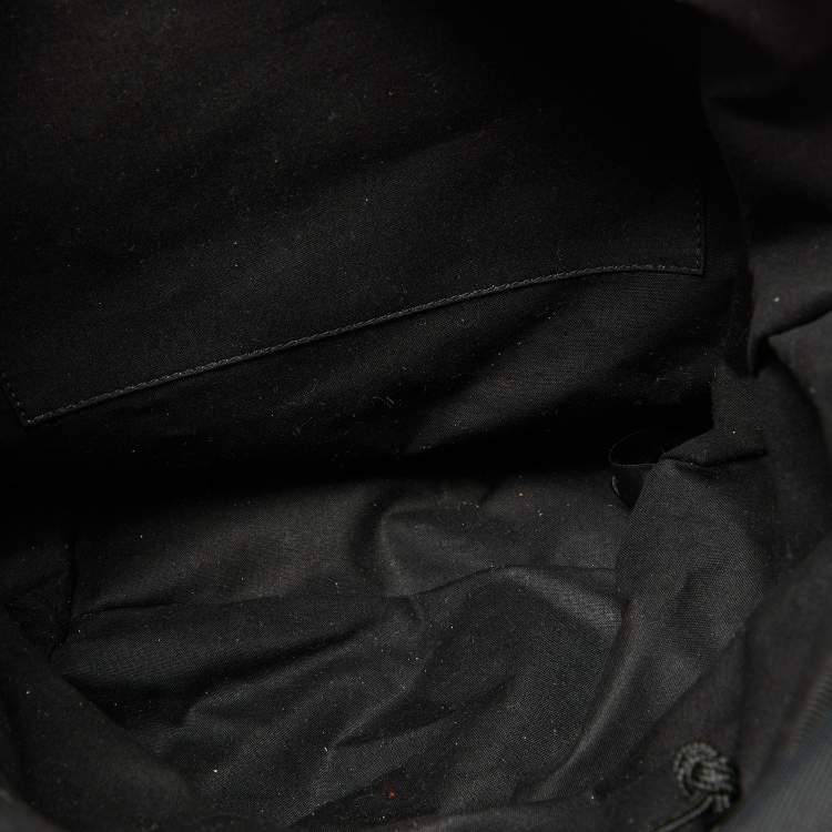 Pre Owned Balenciaga Black Nylon Messenger Bag